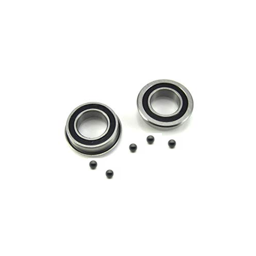MF148-2RS/C hybrid ceramic bearings with Si3N4 balls double rubber sealed 8x14x4mm Flanged